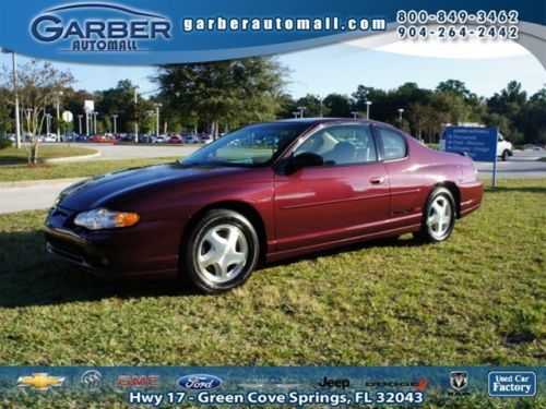 2003 chevrolet monte carlo ss high sport coupe 2-door 3.8l