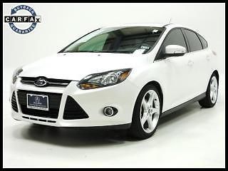 2013ford focus hb titanium lthr snrf navi back up cam remote start intel key!