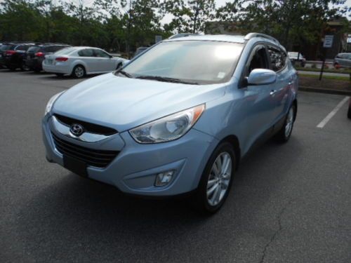 2012 hyundai tucson limited blue suv nice we  finance!!  tn/ga car southern mpg