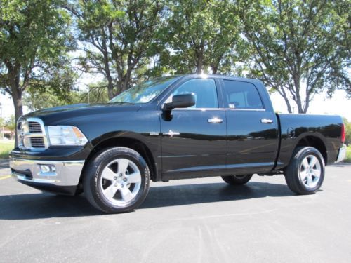 2012 ram 1500 4x4 crew cab lone star slt hemi w/ leather 1 owner 4wd truck