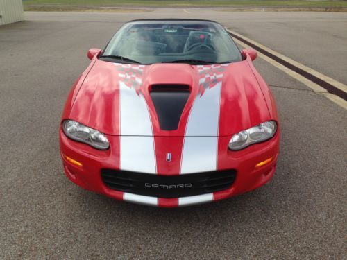 2002 camaro ss 35th anniversary 6 speed convertible, 56 miles!