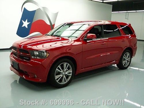 2013 dodge durango r/t hemi htd leather nav rear cam 8k texas direct auto