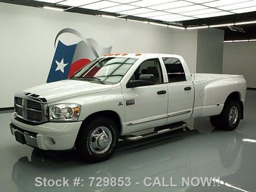 2007 dodge ram 3500 laramie quad 5.9 diesel drw nav 63k texas direct auto