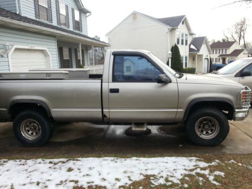 L@@k 1988 chevrolet c1500 cheyenne no reserve 107k original sunroof rhino liner