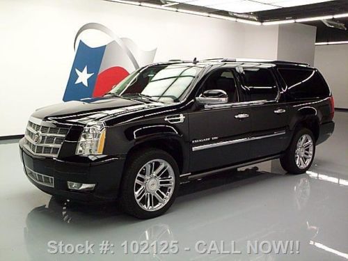 2012 cadillac escalade esv platinum sunroof nav dvd 26k texas direct auto