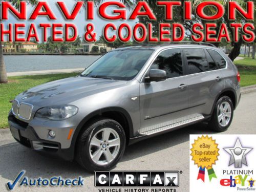 2007 07 bmw x5 4.8i awd * navigation * hot &amp; cold sts * hud * pano * logic7 * fl