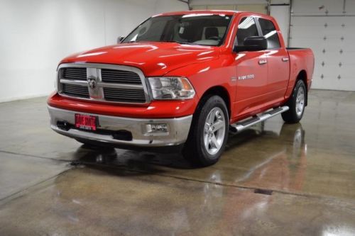 12 ram 1500 big horn 4x4 crew cab hemi running boards bed liner cloth seats tow