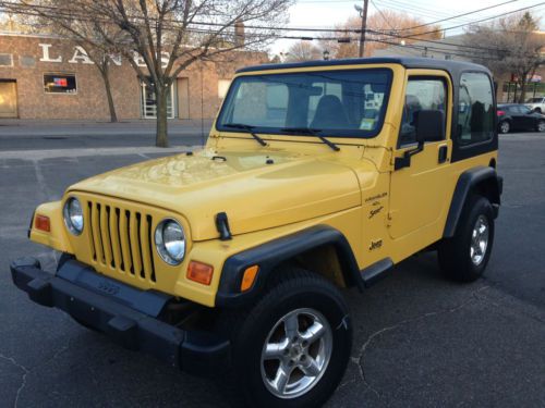 2000 jeep wrangler sport utility  4 wheel drive 2-door 4.0l