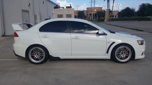 2008 mitsubishi lancer evolution mr tc-sst brembo awd recaro seats