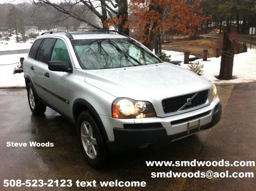 2006 volvo xc90 2.5t awd w/ third row nav / wood steering wheel !