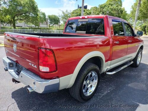 2010 dodge ram 1500 4wd crew cab 140.5&#034; laramie clean autocheck florid