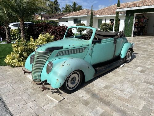 1937 ford custom convertible