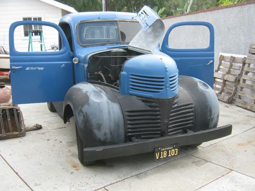 1946 dodge pick up vin# 81146169 rat rod gasser mostly complete and original