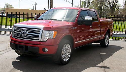 F-150 platinum 5.4l.super crew/6.5ft bed/4x4/navi/sony/roof/camera**no reserve**