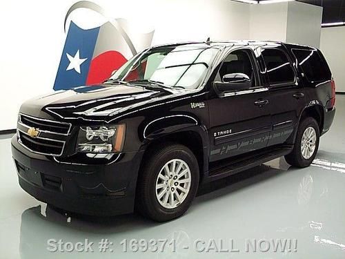 2009 chevy tahoe hybrid 4x4 8-pass sunroof nav dvd 37k texas direct auto