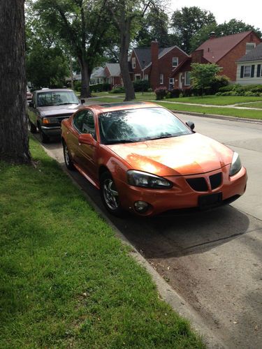 2004 pontiac grand prix gt2 3.8l heated leather moonroof orange 84k