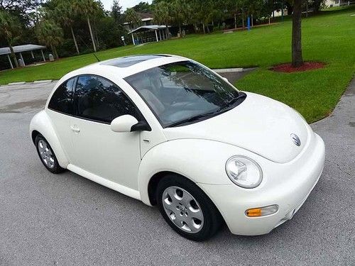 2003 beetle gls tdi diesel - leather, monsoon, 5 speed - one owner, florida car