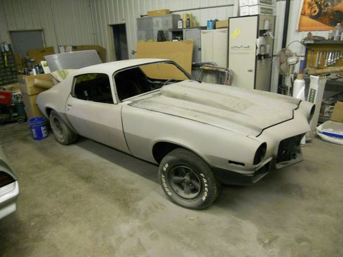 1973 camaro coupe project car, rust free, in primer, no drivetrain