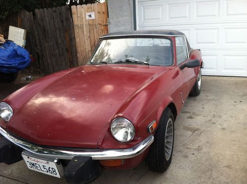 1978 triumph spitfire base convertible 2-door 1.5l