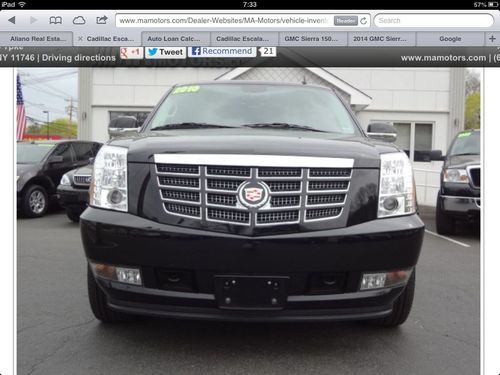 2010 cadillac escalade luxury sport utility 4-door 6.2l