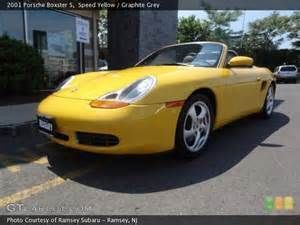 2001 beautiful yellow porsche boxster