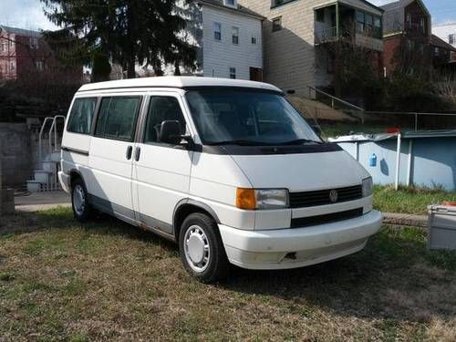 1993 vw eurovan mv weekender westfalia pop-top-pittsburgh pa