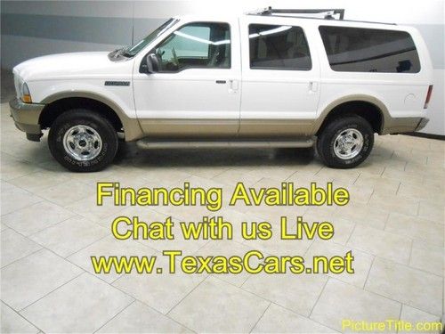 03 eddie bauer 4wd diesel tv dvd we finance leather 4x4 tow