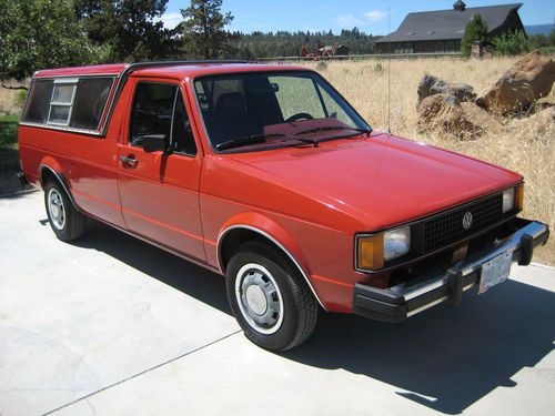 1981 volkswagen rabbit pickup diesel w/ rebuilt 1.6l engine &amp; 5-speed