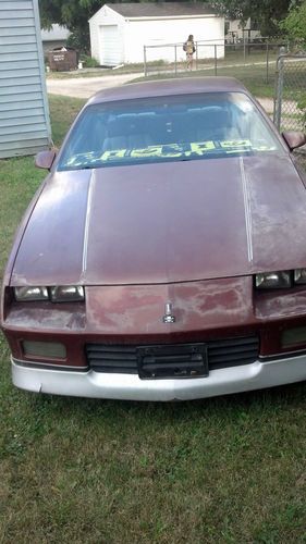 1988 chevrolet camaro base coupe 2-door 2.8l