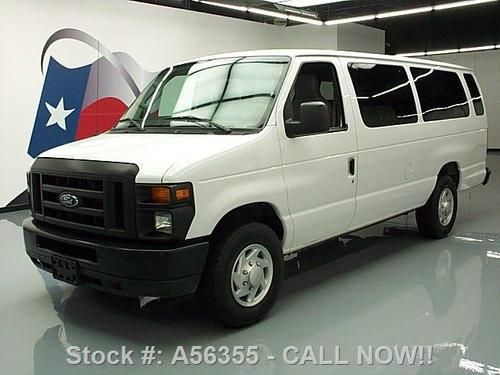 2011 ford e-350 xl extended 5.4l v8 15-passenger 48k mi texas direct auto