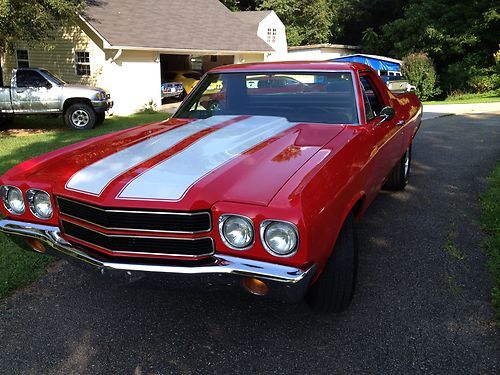 1970 red el camino