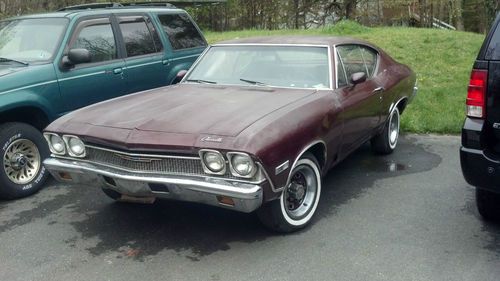 1968 chevrolet chevelle malibu hardtop 2-door 5.7l