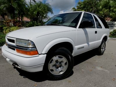 4x4-ready for snow 02 chevy blazer ls 2dr-all original -72k-no reserve-florida!!