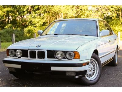 1990 bmw 535i 5 speed manual l6 3.5l arizona car clean carfax rare garaged