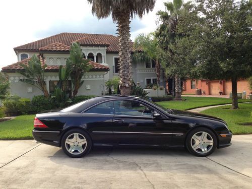 2004 cl 600 v-12, black/black, fully loaded, only 54,000 original miles