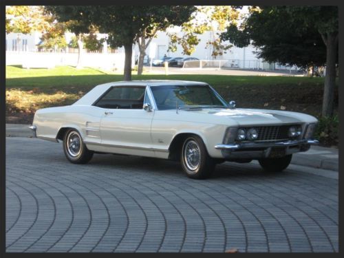 Superb original 1963 buick riviera original highly optioned california zero rust