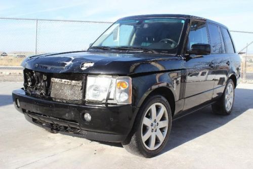 2005 land rover range rover westminster damaged salvage fixer runs!! must see!!