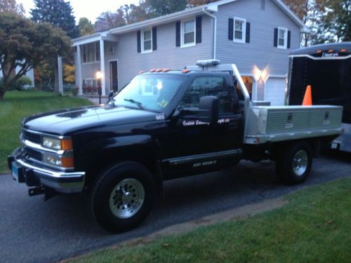 2000 chevy k2500 diesel flatbed truck