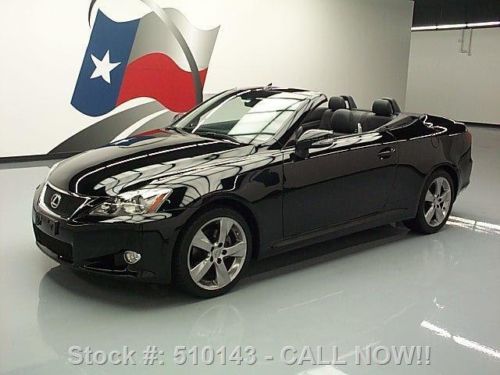 2010 lexus is250c convertible leather nav rear cam 36k texas direct auto