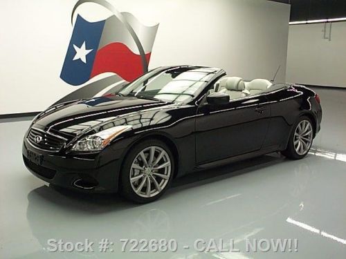 2009 infiniti g37 sport convertible nav rear cam 44k mi texas direct auto