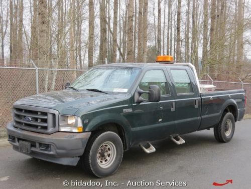 Ford f-250 crew cab pickup truck 5.4l a/t 8&#039; bed tow package headache rack