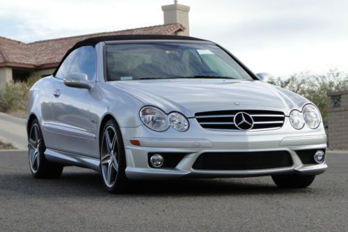 2007 mercedes-benz clk63 amg  convertible 2-door 6.3l