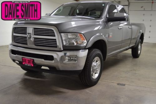 12 ram 2500 laramie crew cab 4x4 long box heated leather seats sunroof bed liner