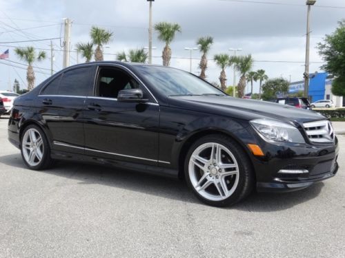 Mercedes-benz c300 rare six-speed transmission sunroof