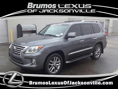 2013 lexus lx570, navigation, luxury package w/pre-collision system,