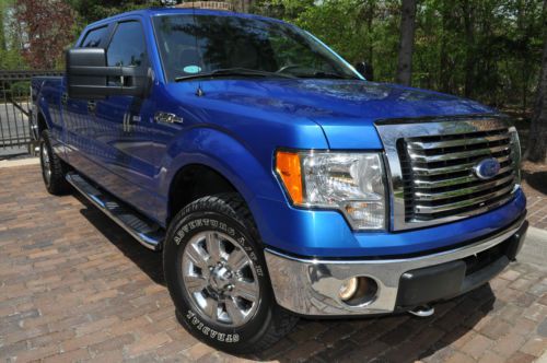 2010 f-150 xlt 4x4.no reserve.5.4 v8/chromes/crew cab/fogs/tow/clear title!!