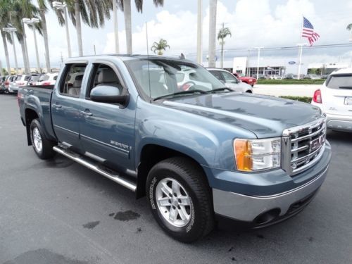 2008 gmc sierra 1500 slt z71 4x4 crew cab lthr bedliner r-brds more! automatic 4