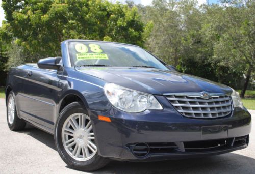 2008 sebring touring 2.7l v6 convertible, aut trans, clean title, no reserve.