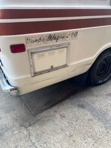 1978 dodge van camper xplorer