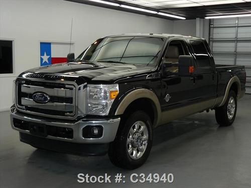 2011 ford f250 lariat crew 4x4 fx4 sunroof nav rear cam texas direct auto